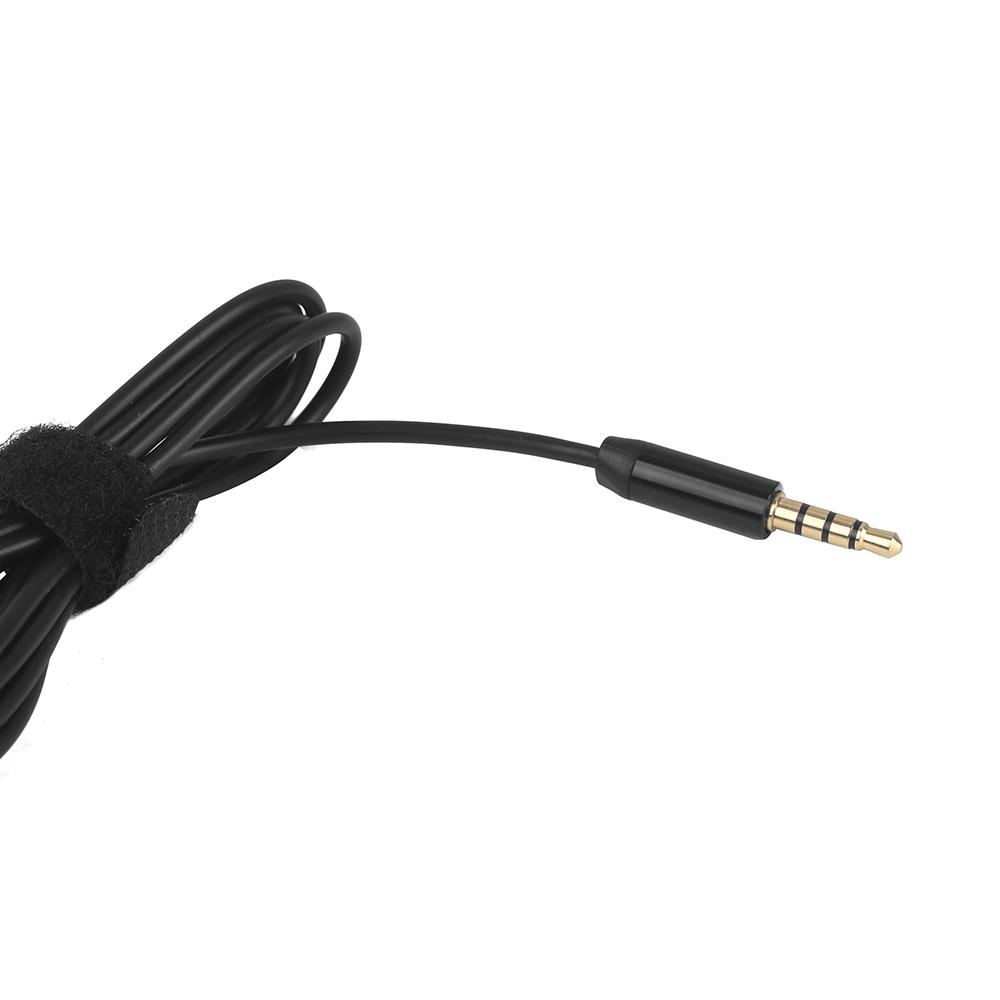 Micrô Lavalier ngưng tụ điện âm đa hướng với cáp 3,5 mm TRRS 6m - 6m