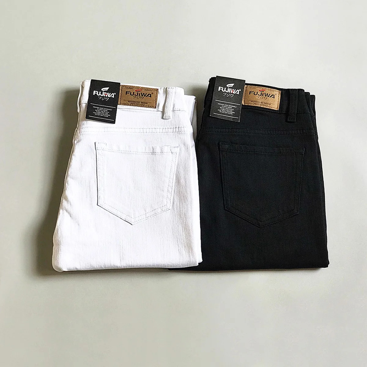 Quần Jean Nữ Cao Cấp Fujiwa - JN. Quần Lưng Cao Ống Đứng, chất jean co giãn tốt. Có Size 26, 27, 28, 29, 30, 31, 32 (42kg - 70kg)