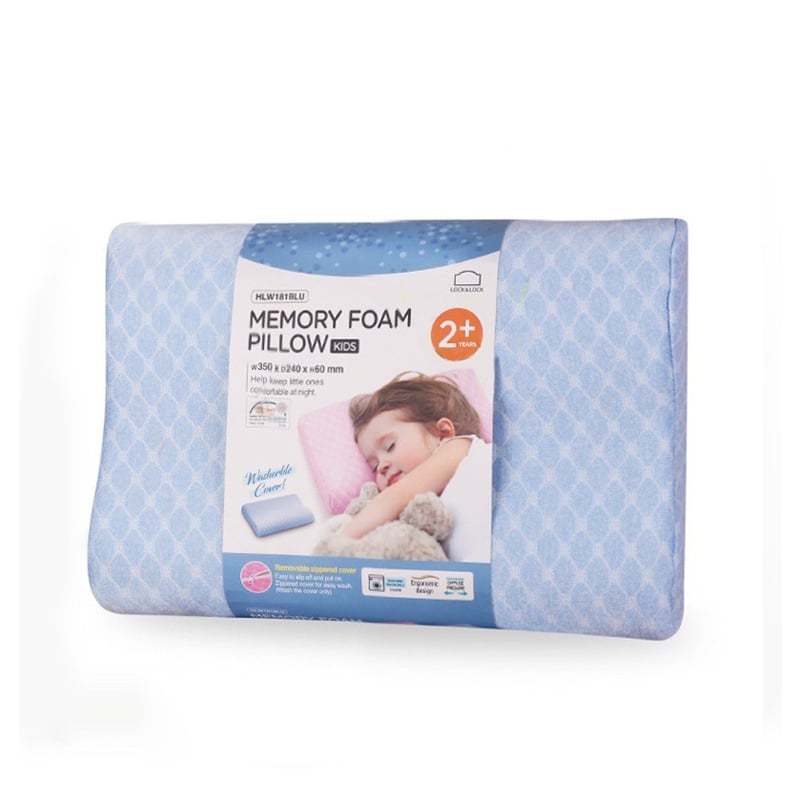 Gối Memory Foam 50D Lock&Lock HLW111 HLW112 HLW114, Hàng chính hãng, ruột cao su đàn hồi, vỏ bọc thoáng khí - JoyMall