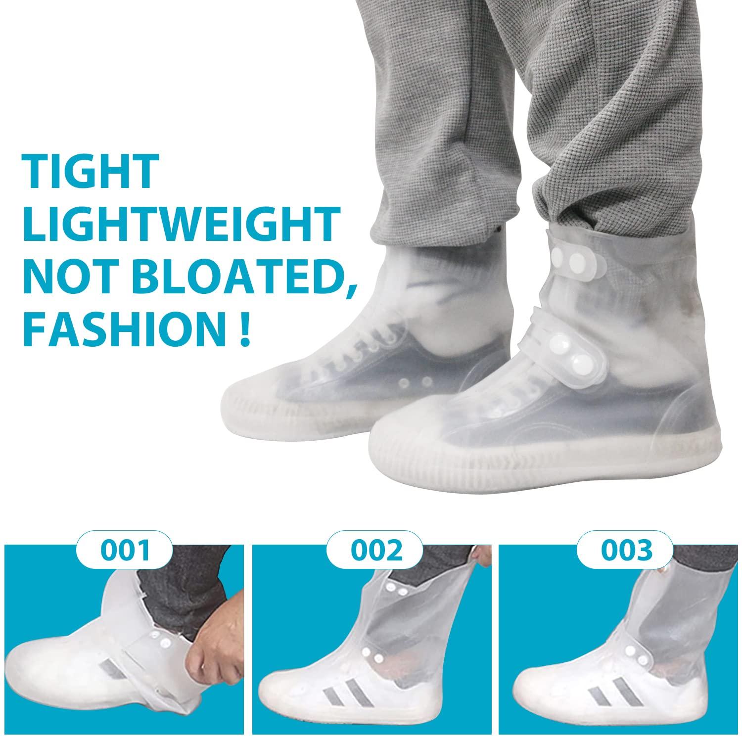 Bao Giày Silicon, Một Đôi Bao Giày Silicon Chống Trơn Trượt Bao Giày Chống Thấm Nước Làm Dày Overshoes Cho Nam Nữ