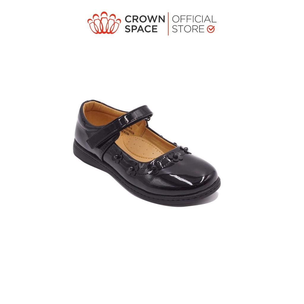 Giày Đi Học Bé Gái Cao Cấp Crown Space CRUK3058 Thiết Kế Chuẩn Y Khoa Size 33-38