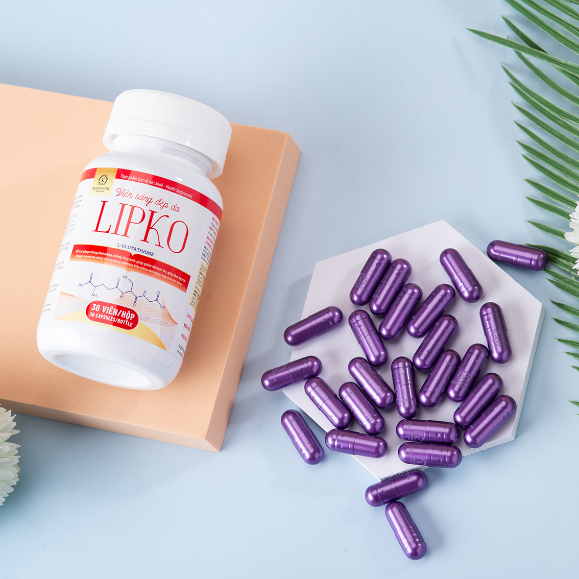 Viên uống trắng da LIPKO Kohinoor - Trắng da, sáng mịn