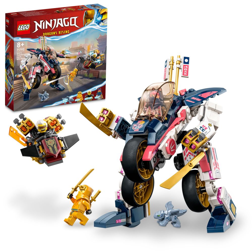 LEGO NINJAGO 71792 -  Xe đua biến đổi chiến giáp của Sora