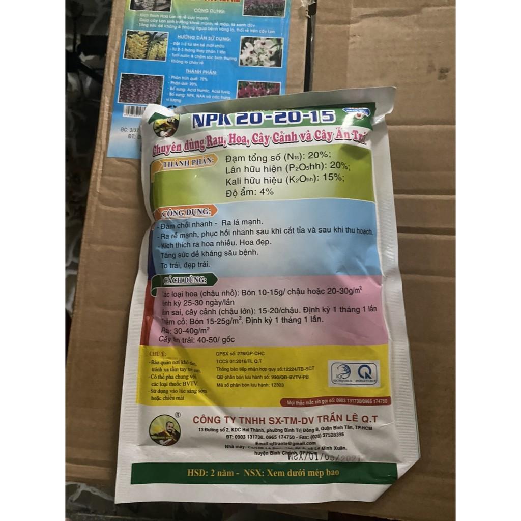 NPK 20-20-15 dạng viên tròn