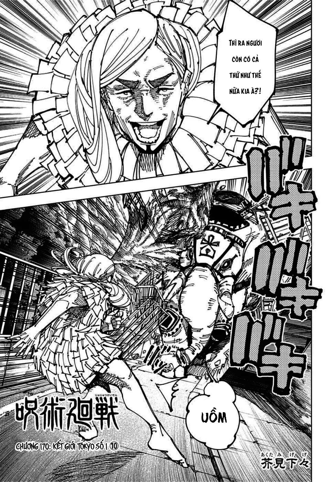 jujutsu kaisen - chú thuật hồi chiến chapter 170 3