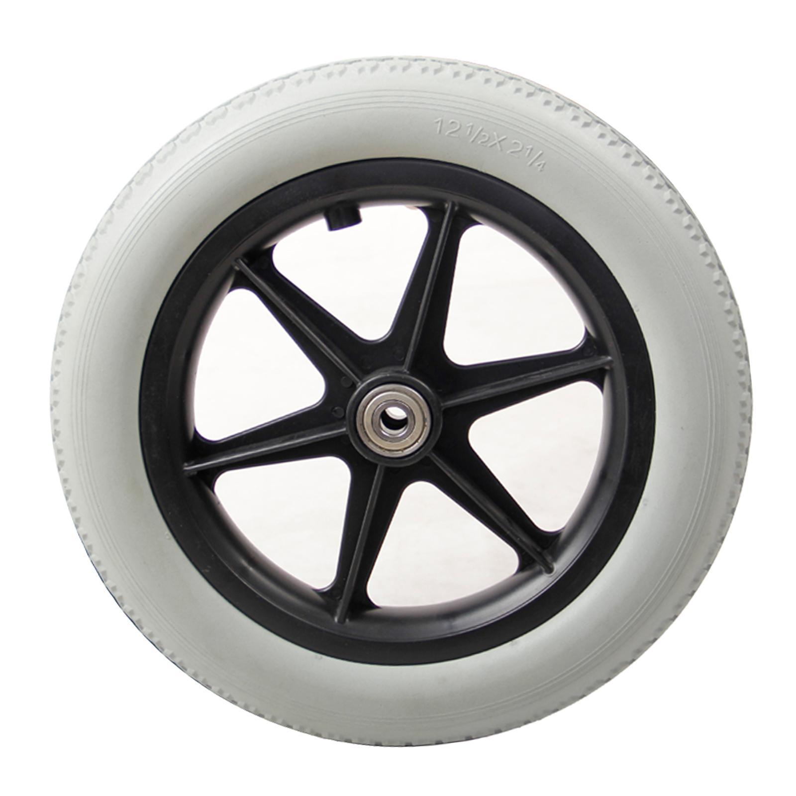 12inch Wheelchair Replacement Rear Wheel for Wheelchairs Walkers Accessories