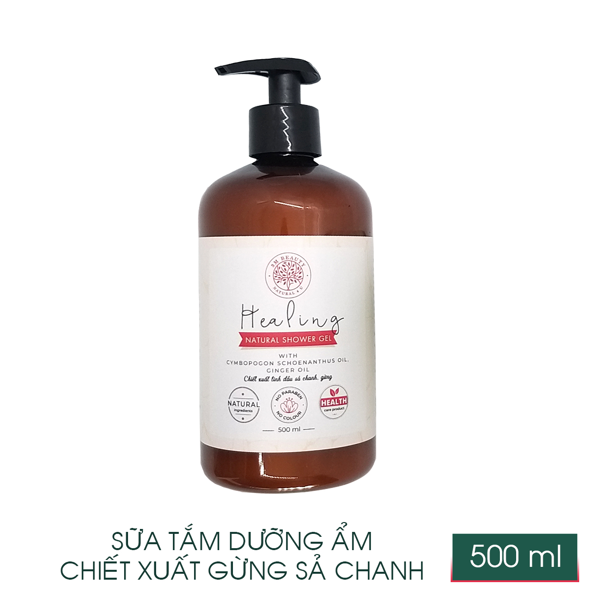 Sữa tắm dưỡng ẩm chiết xuất gừng sả chanh 500ml