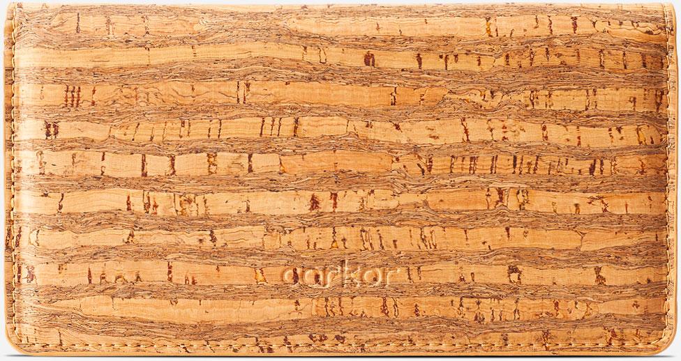 Ví nữ dạng mỏng Slim Wallet gập bấm cúc - HGcork Corkor  CK274 - Nhiều màu - Vật liệu 100% da cork thực vật thuần chay từ vỏ cây sồi Bồ Đào Nha, Siêu bền, Chống cháy, Chống mốc, Chống thấm nước, Thân thiện với môi trường – Hàng chính hãng, Sản xuất Handma