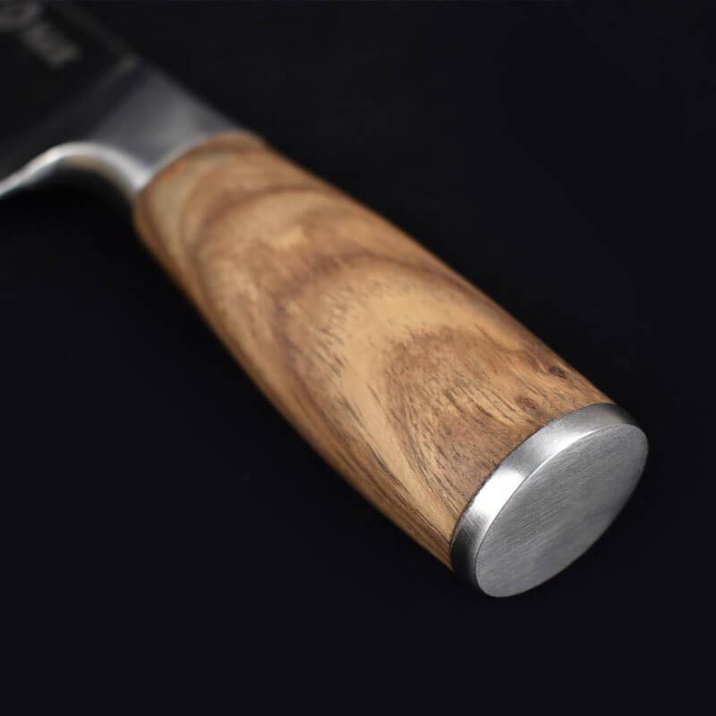 DAO - DAO BẾP NHẬT BẢN SANTOKU THÉP DAMASCUS MÃ a5DT124 VNS