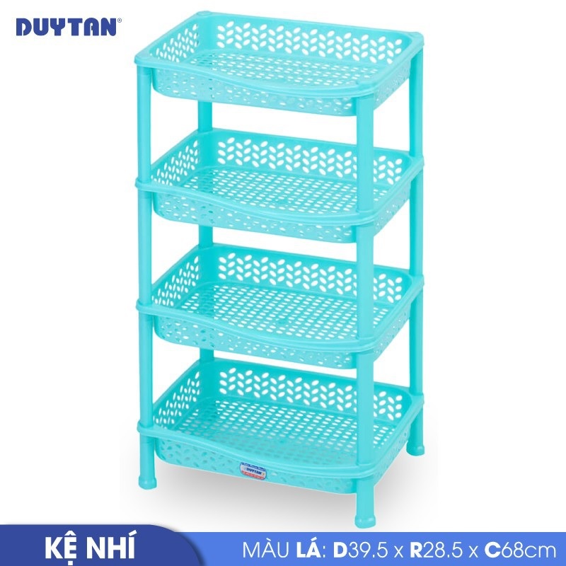Kệ nhí nhựa Duy Tân 4 ngăn  - 46663 - Giao màu ngẫu nhiên - Hàng chính hãng