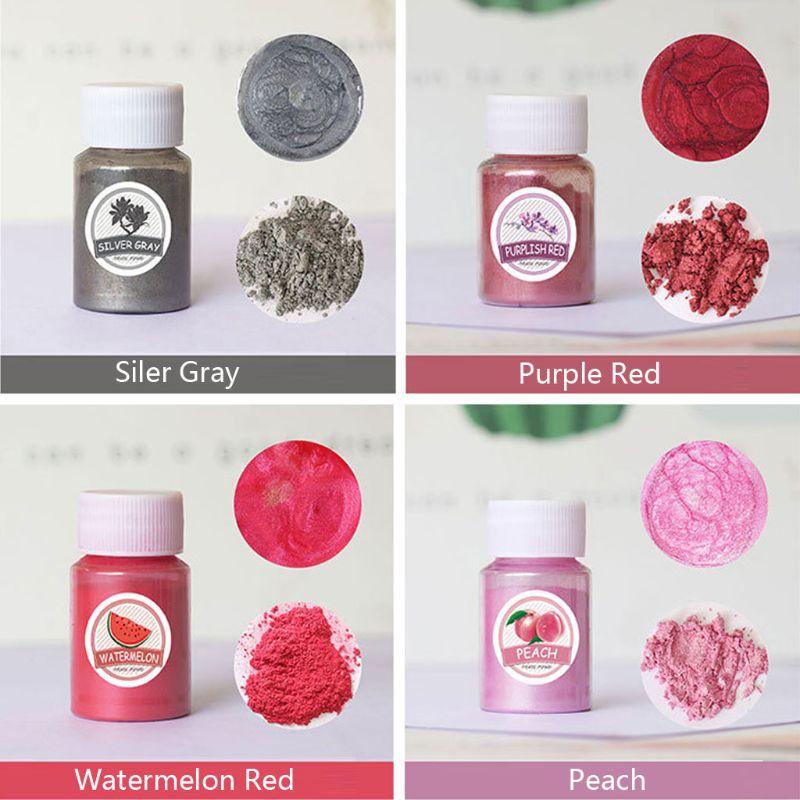 Set 24 Màu Nhũ Dạng Bột Ánh Kim Làm Handmade