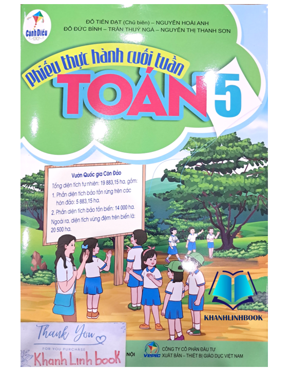 Sách - phiếu thực hành cuối tuần toán 5 (Cánh Diều)