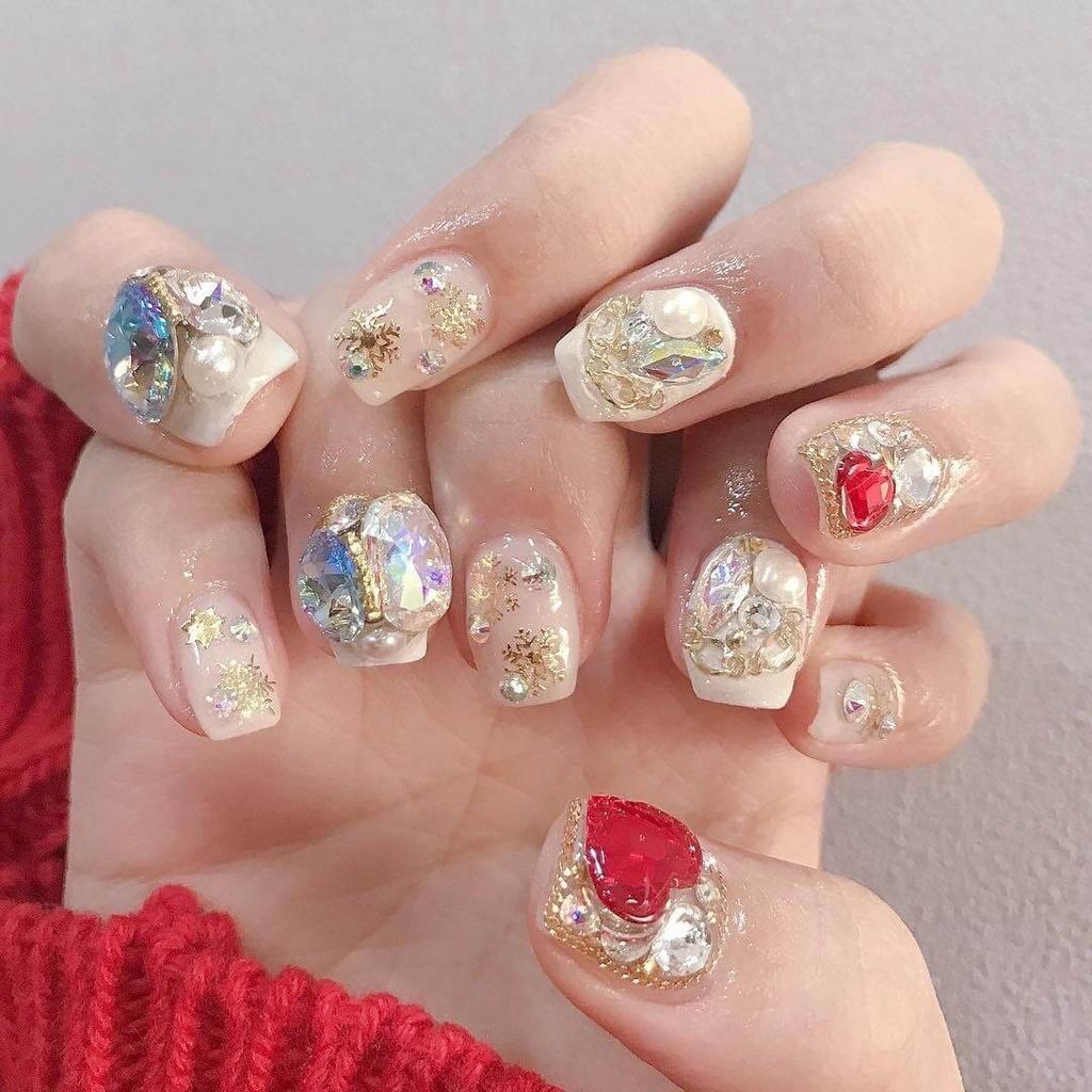 Khay đá chân lưới 1440 viên mix size Thiên Di Nail