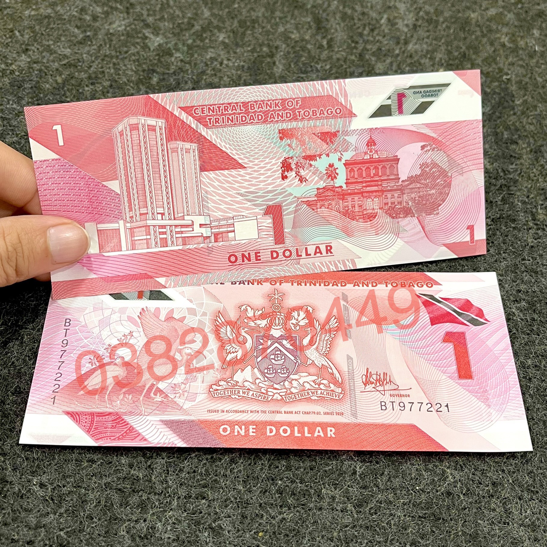 Tiền Thế Giới Polymer Đẹp - 1 Dollar Trinidad and Tobago