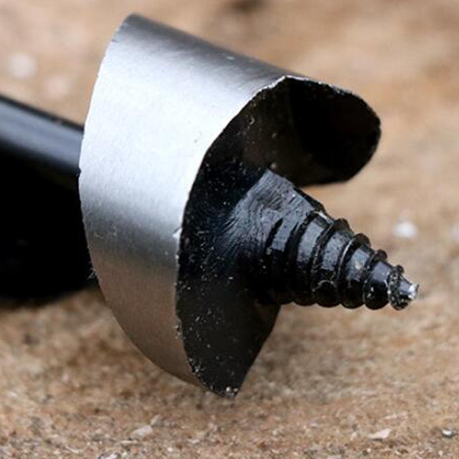 Hand Auger Wrench - Bushcraft Gear and Equipment Wood Drill Peg Survival Tool Manual Hole Maker Multitool for Camping, Hiking and Outdoor Backpacking