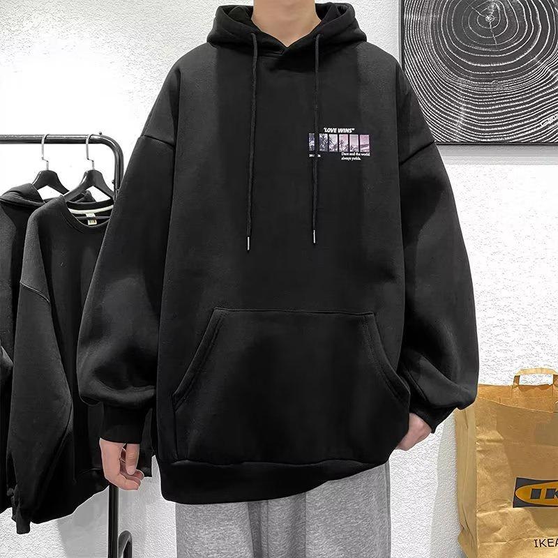 Áo Hoodie Mỏng Dáng Rộng In Họa Tiết Cây Dừa Thời Trang Cho Nam Và Nữ