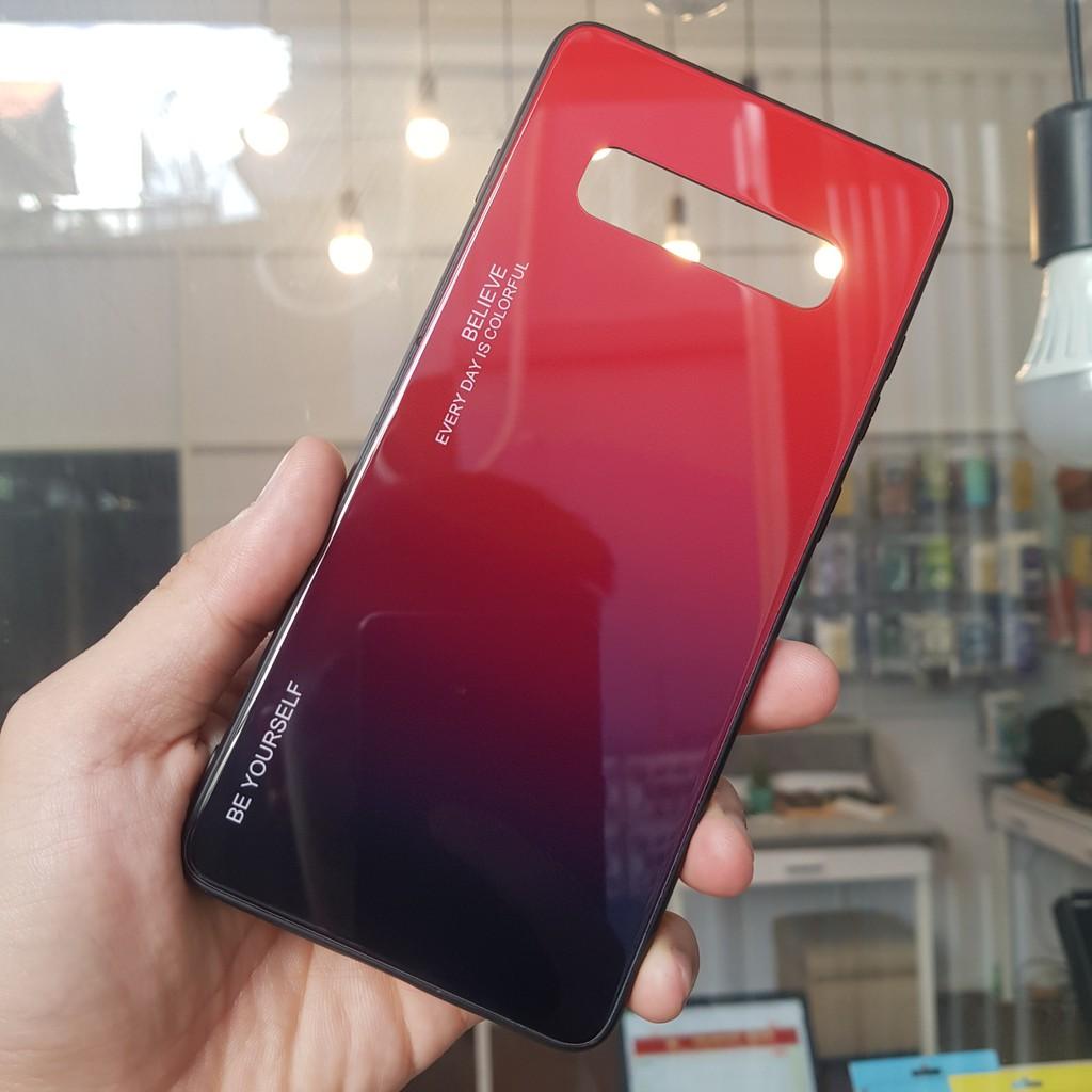 Ốp lưng kính Cho Dòng samsung galaxy S10 / S10+