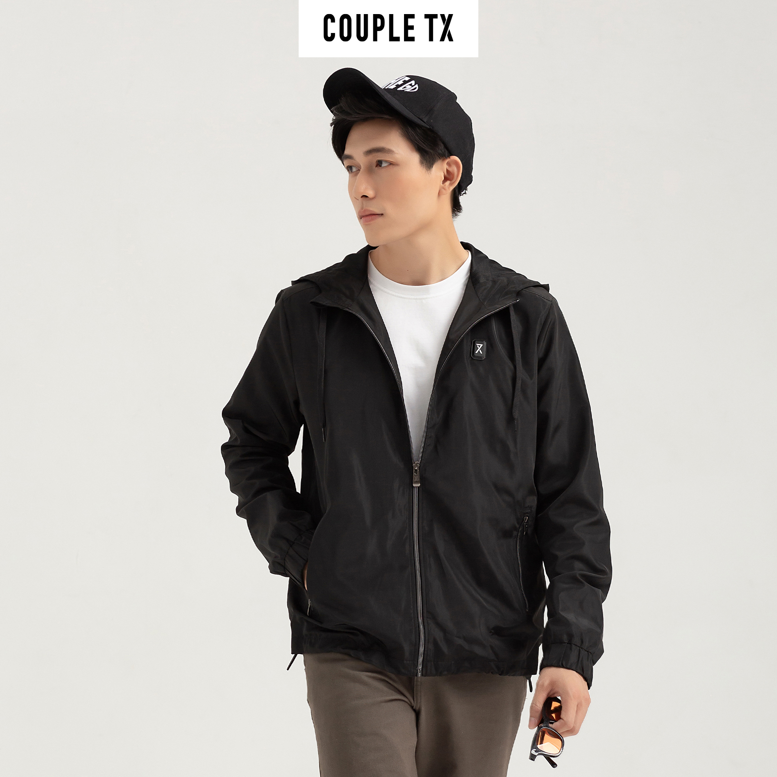 COUPLE TX - Áo khoác Nam Basic Dây Kéo Kim Loại MOP 1032