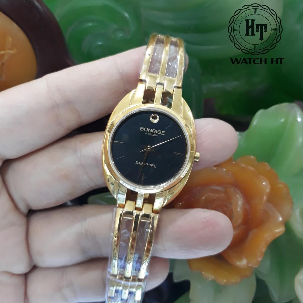 Đồng hồ nữ SUNRISE 9938SA Kính Sapphire chống xước và chống nước rất tốt