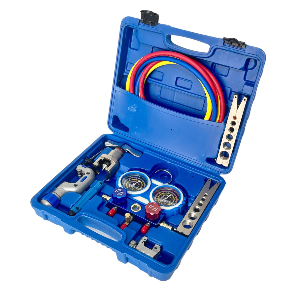 Bộ Dụng Cụ Lắp Đặt &amp; Bảo Trì Điều Hòa CT-8A – Kèm Đồng Hồ &amp; Bộ Lã Ống Đồng (R22/R134a/R410A/R32)