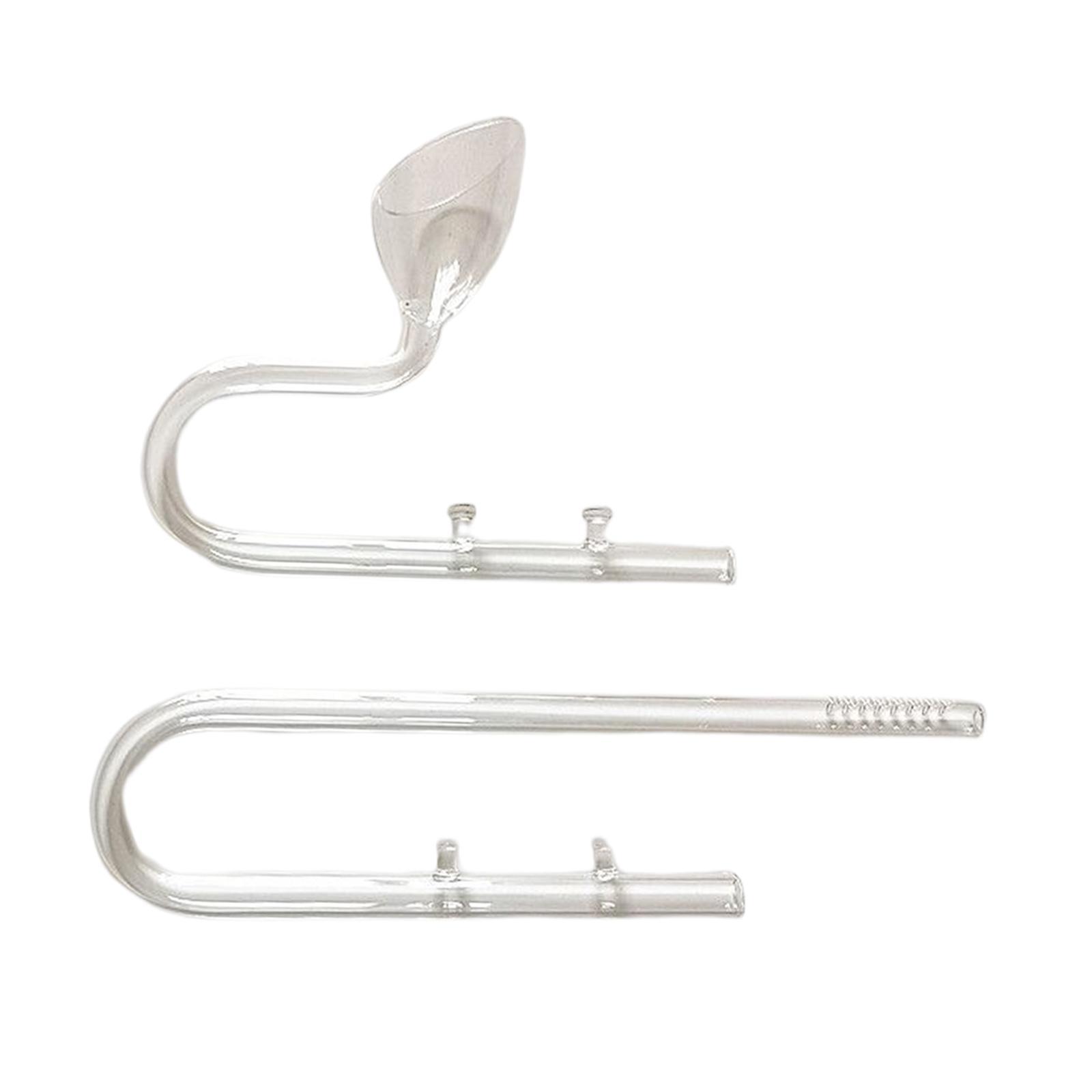Glass Lily Pipe Inflow Inflow/Outflow 12/16mm Glass Aquarium Water  Tank Filter