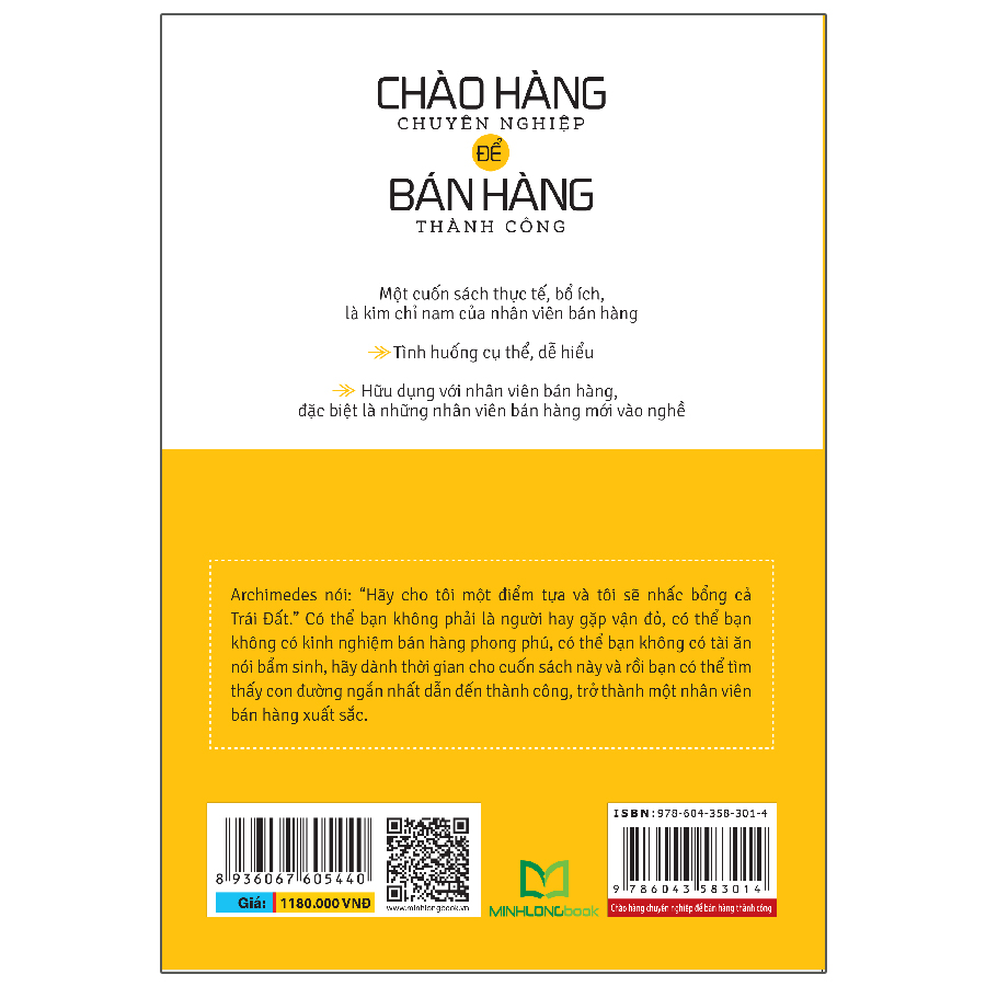 Sách - Chào Hàng Chuyên Nghiệp Để Bán Hàng Thành Công (Tái Bản)