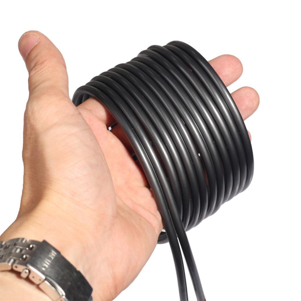 Fully Shielded 5-Ft Cable, Dual RCA Male to 2x 6.35mm 1/4" Mono Male