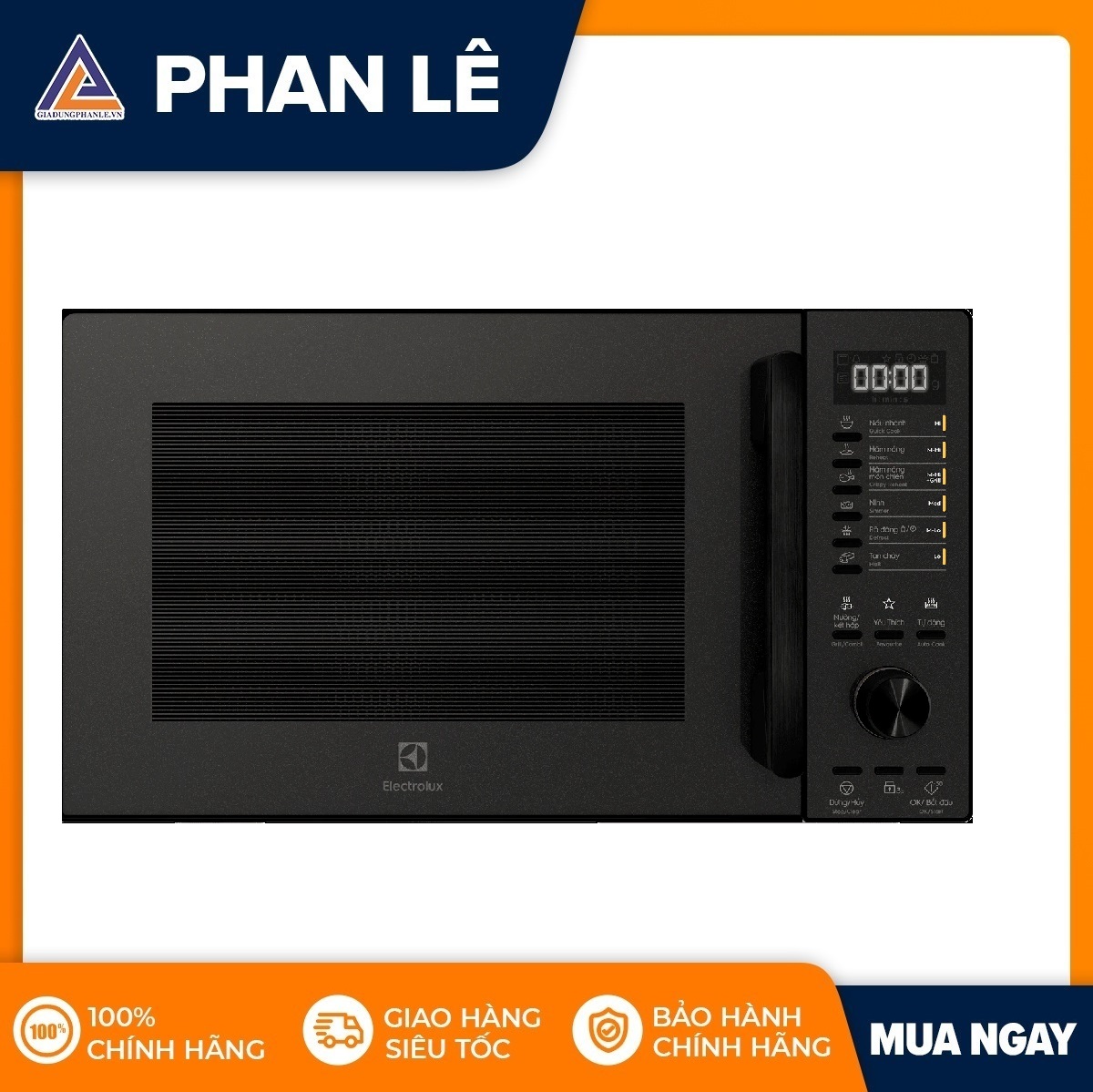 Lò vi sóng có nướng Electrolux EMG25D22BM 25 lít - Hàng Chính Hãng