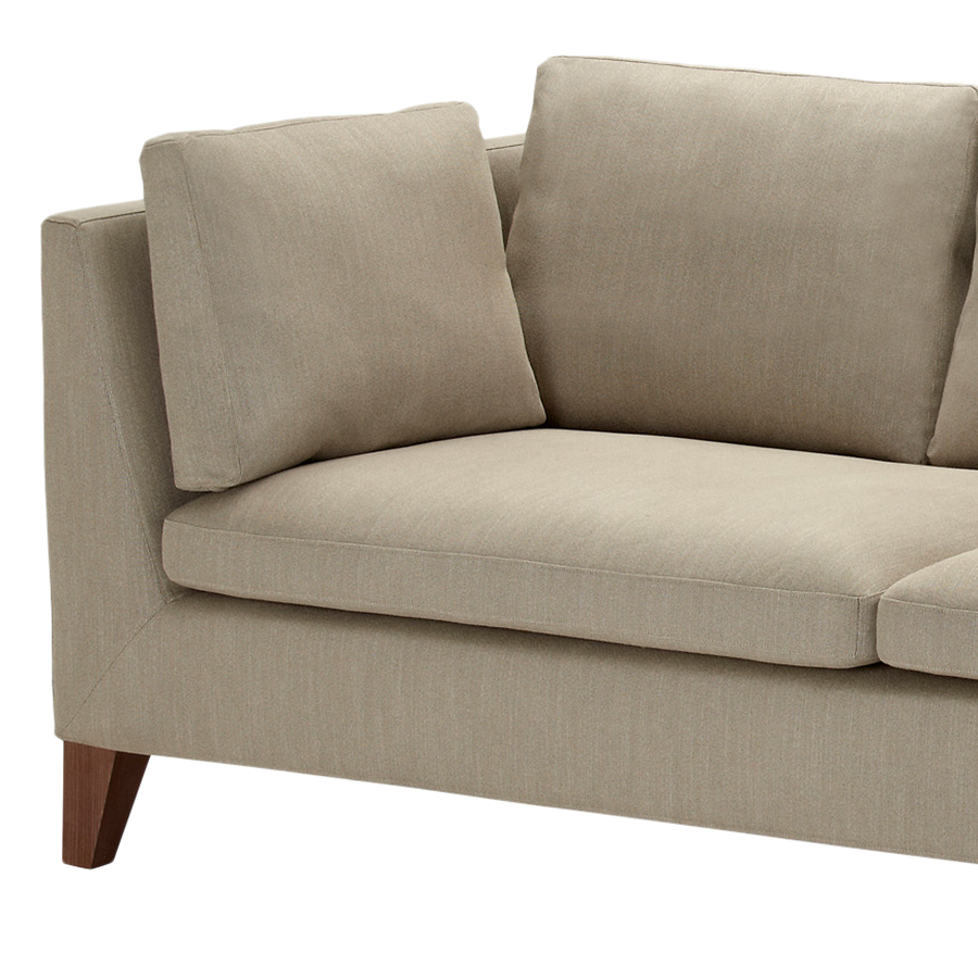 Ghế Sofa 3 Chỗ Stockholm KOZOKA - Nâu Nhạt