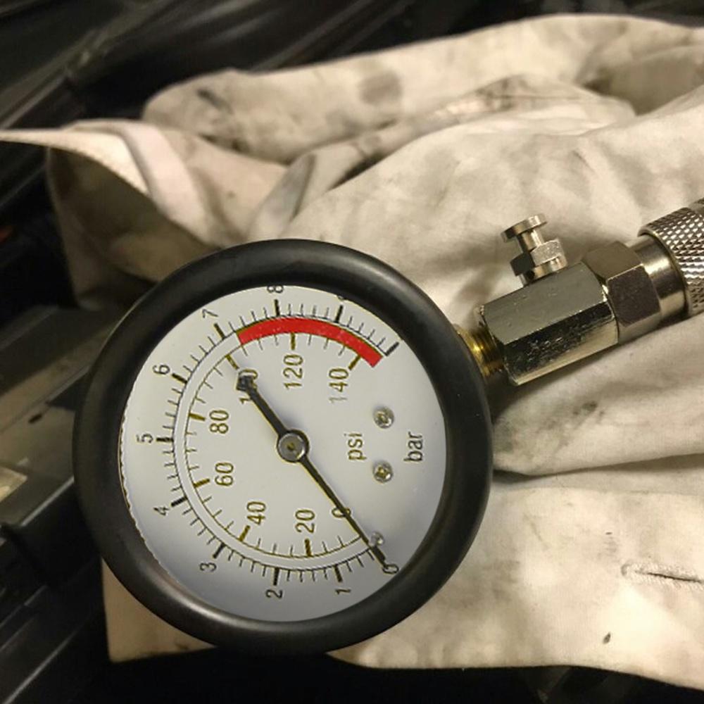 Bộ dụng cụ kiểm tra áp suất dầu cho xe hơi 0~140psi 0~10bar