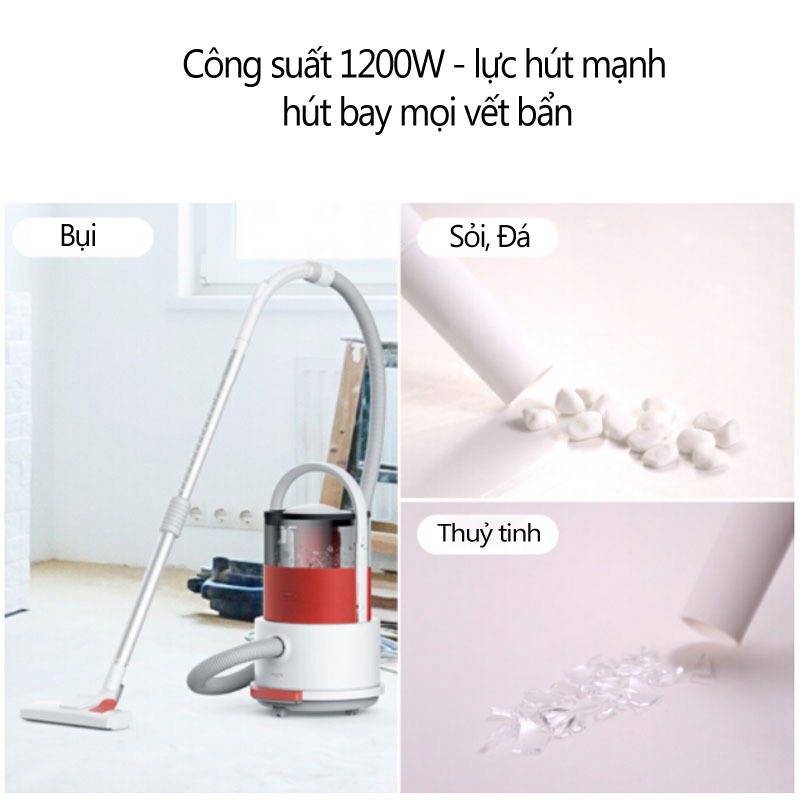 Máy hút bụi công nghiệp Deerma TJ210 (Hàng Mới Về) - Hàng Nhập Khẩu