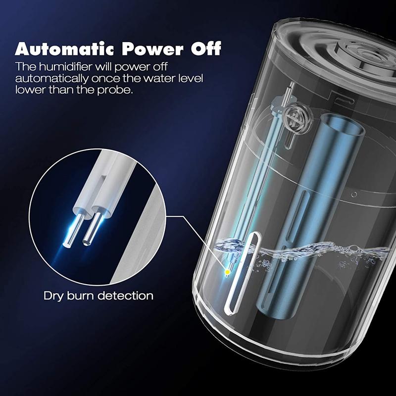 Top Bán Nhỏ Không Khí Ẩm Cho Phòng Ngủ Thoáng Mát Sương Máy Tạo Ẩm, Phun Sương USB Cá Nhân Để Bàn Hương Thơm Khuếch Tán Tự Động Ngủ Ánh Sáng Ban Đêm