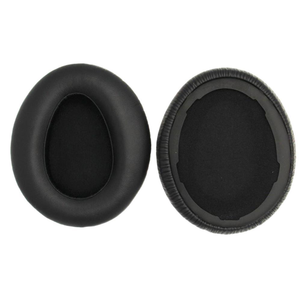 2x Replacement Ear Pad Cover  for   MDR-10RBT MDR-10RNC Black