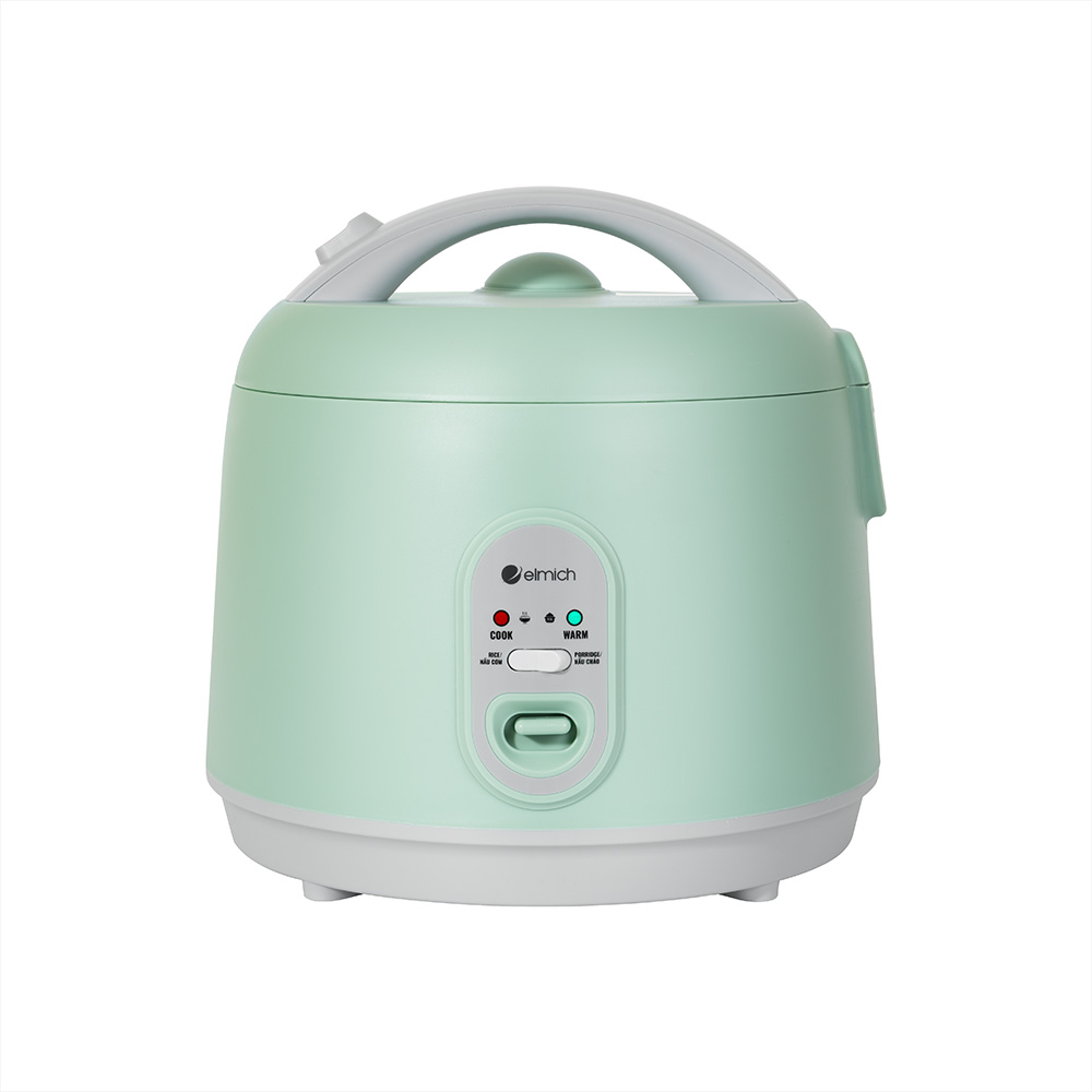 Nồi Cơm Điện Elmich RCE9132 1.8L 700W, Hàng Chính Hãng, 2 Chức Năng Nấu, Phím Nhấn Cơ - JoyMall