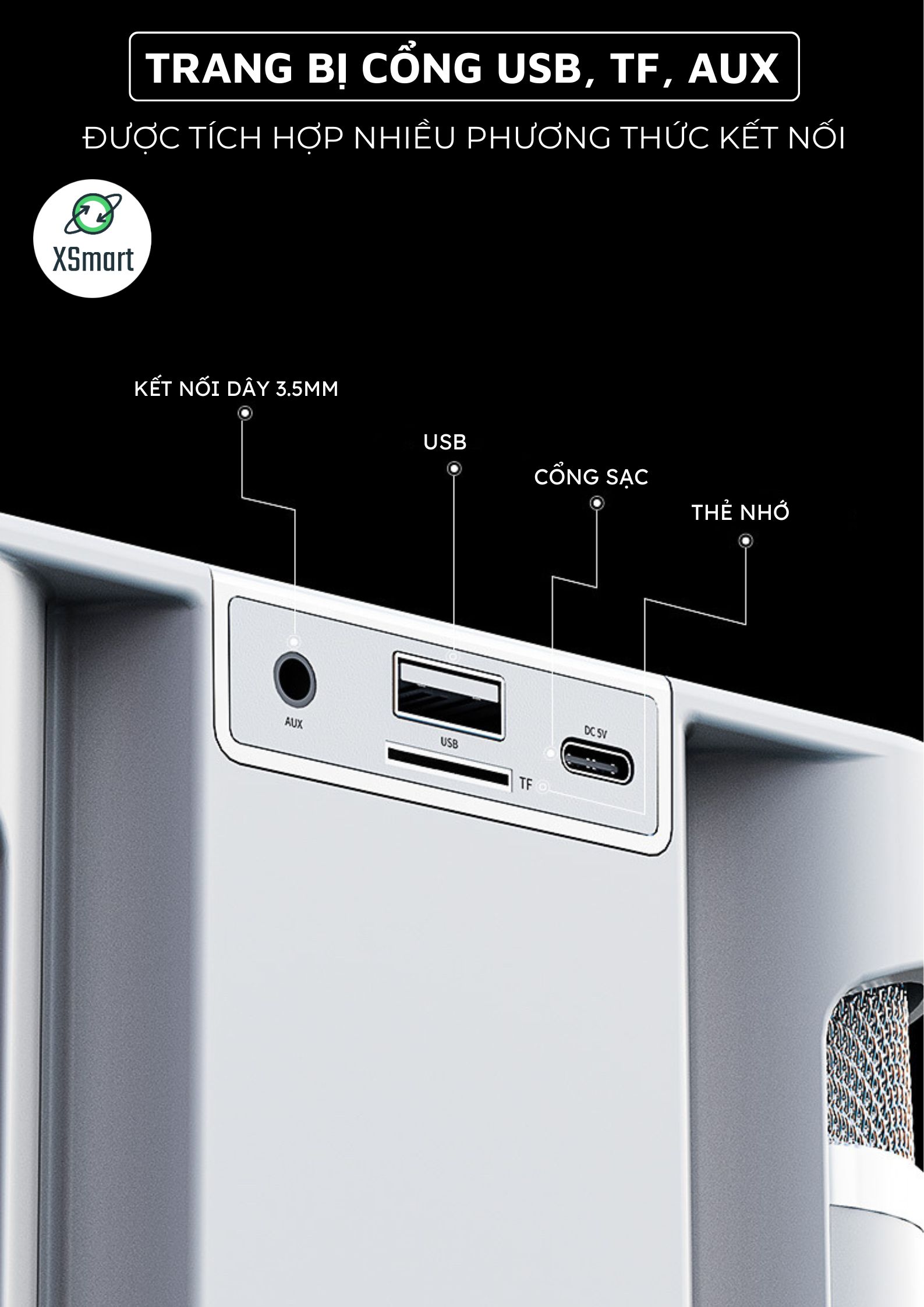 Loa Hát Karaoke Thông Minh Bluetooth 203BT NEW 2023 Có Thể Đổi Giọng Để Livestream Có VoiceMod Chỉnh Giọng-Hàng Chính Hãng