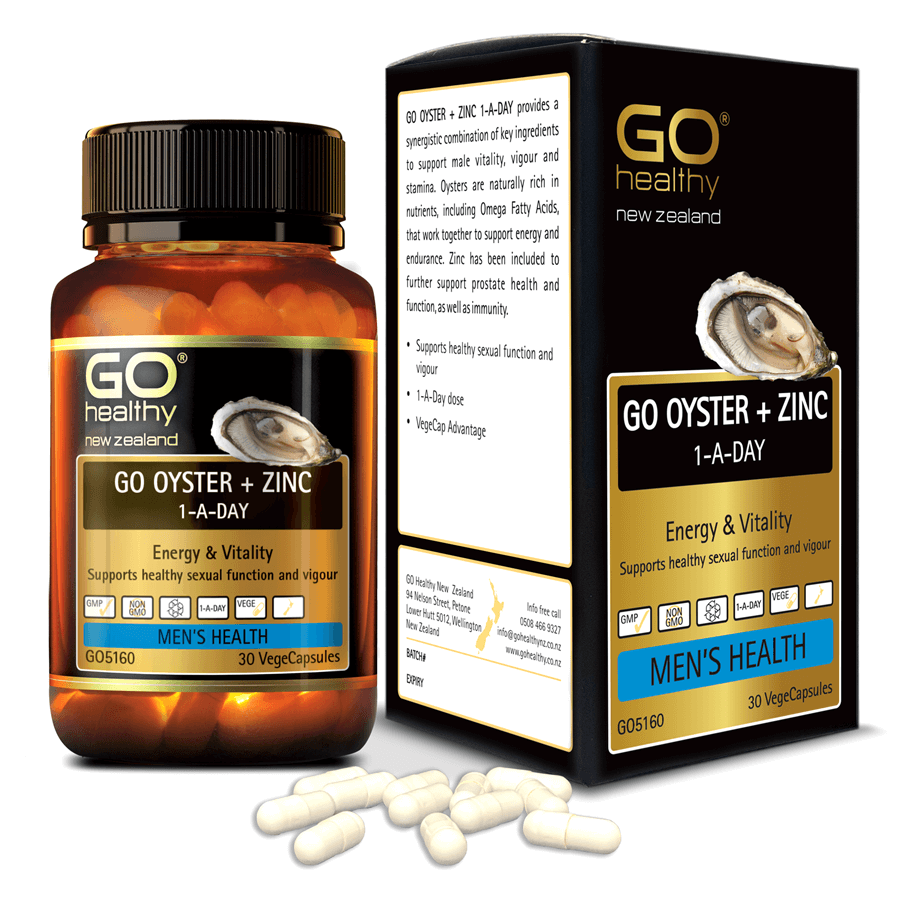 GO OYSTER + ZINC 1-A-DAY 30 VIÊN - Tinh chất hàu nhập khẩu chính hãng GO Healthy New Zealand