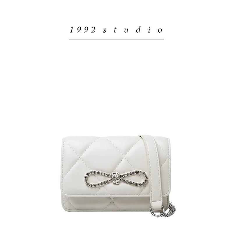 Túi xách nữ 1992 s t u d i o / SEINE BAG/ mini size dây xích phối da