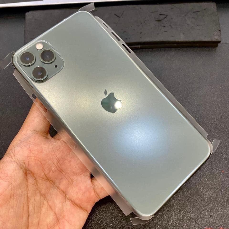 Dán PPF full viền mặt lưng dành cho iphone 7plus đến 12 pro max bảo vệ máy tránh trấy xước, tránh qua đập nhẹ