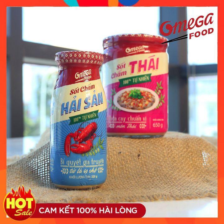 Combo 2 Chai Nước Sốt Chấm Hải Sản Và Sốt Chấm Thái Chuẩn Thái Lan Omega food