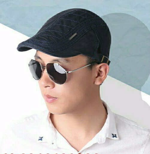 Mũ nón bere nam kaki màu đen DN19BRN0730