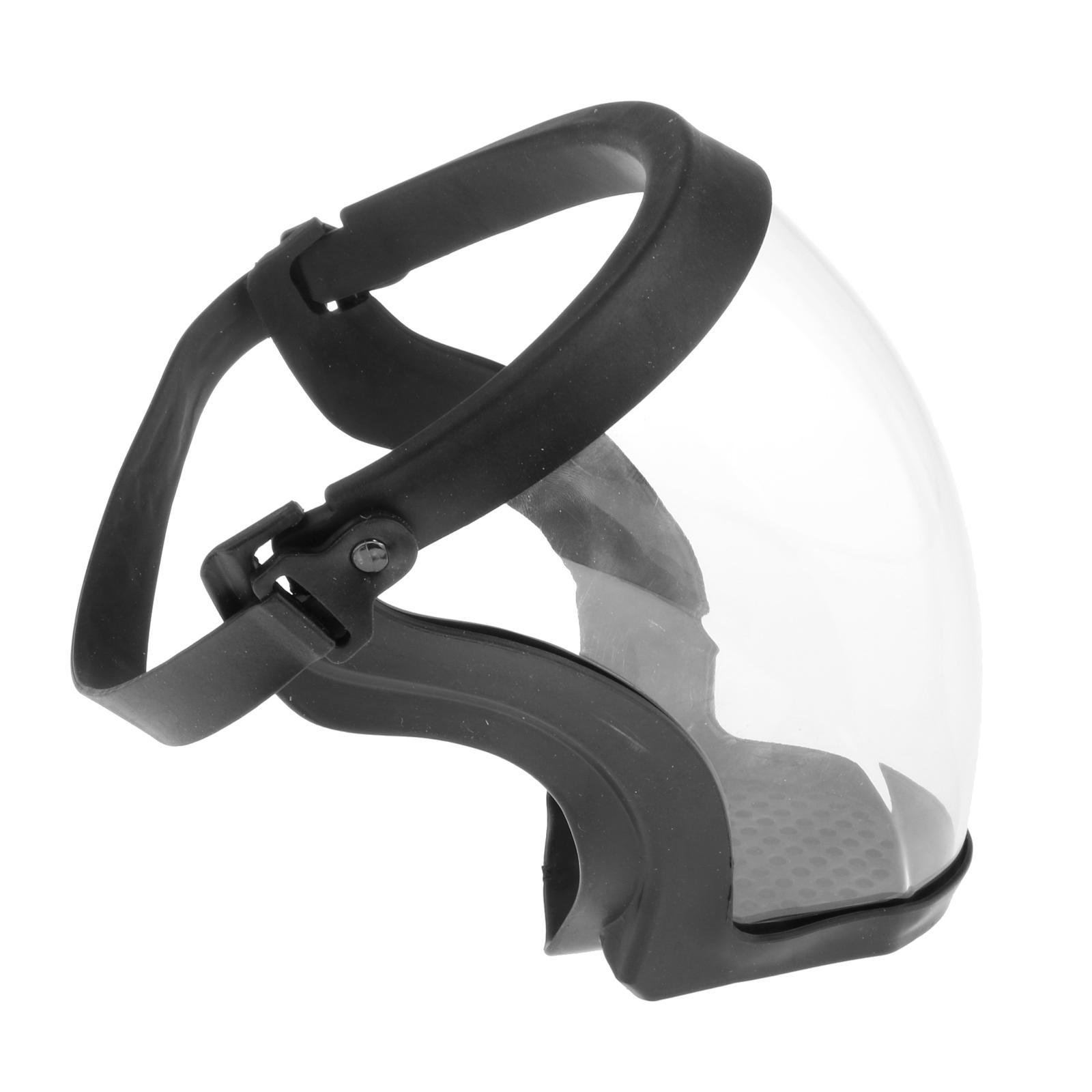 Reusable Full Face Shield PC Covering Clear UV-Protect Visor Protect Cover