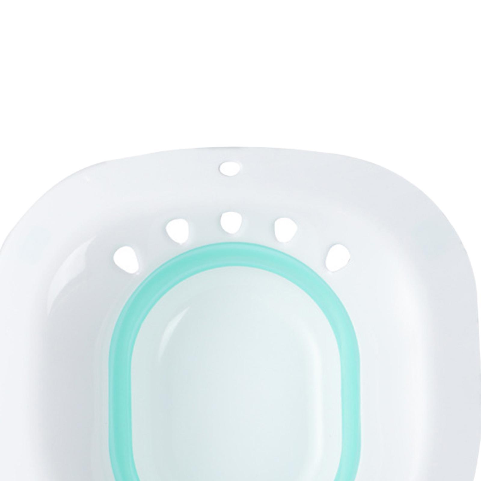 Hip Soaking Bath Tub High-Spa Sitz Bath for Hemorrhoids Avoid Squating Pink