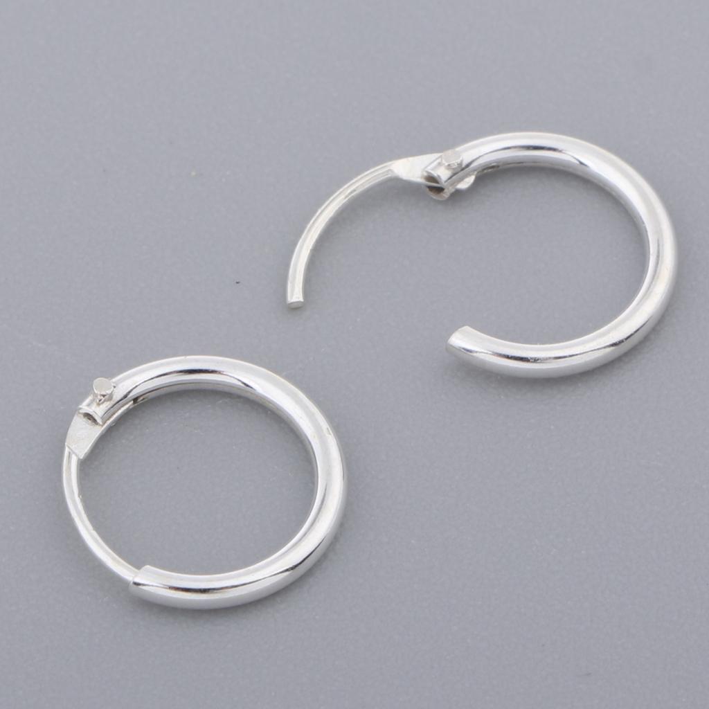4 Pack South Korea Jewelry Earrings Lovers Small Hoop Circle Ear Ring Huggie Earrings For Women Men And Rings Earrings 8mm/10mm Hoop Earrings