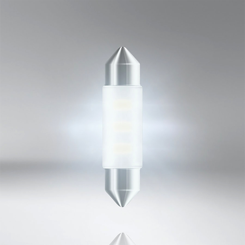 Bóng Đèn Led Cana Dài OSRAM Standard Retrofit C5W 12V Màu Trắng Cool