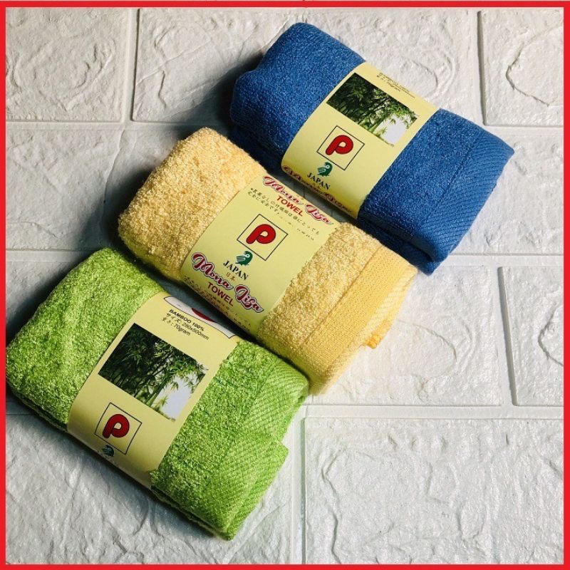 Set 10 khăn mặt sợi tre hoạt tính kháng khuẩn chống nấm mốc cao cấp