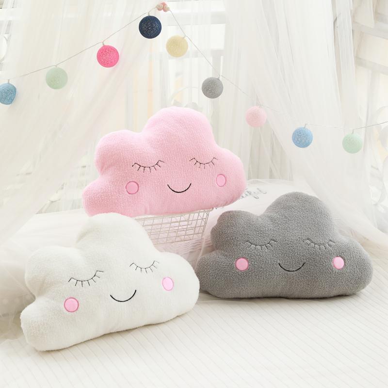 Đẹp Nhồi Bông Mây Trăng Sao Raindrop Sang Trọng Gối Đệm Mềm Mại Cloud Nhồi Bông Sang Trọng Đồ Chơi Dành Cho Trẻ Em Bé Trẻ Em Gối Cô Gái quà Tặng