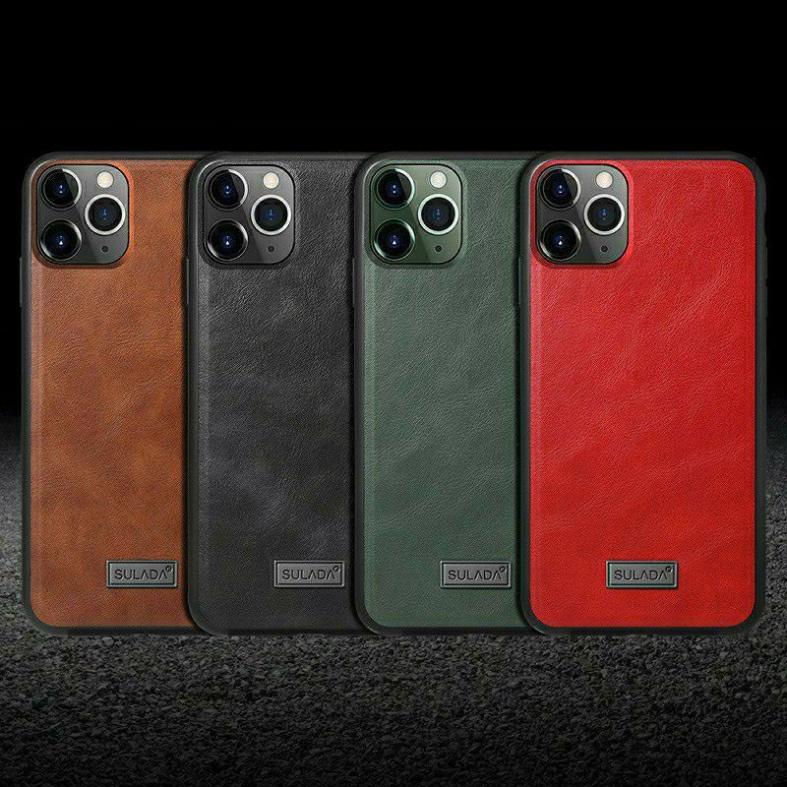 Ốp Lưng Da Sulada cho Điện Thoại Iphone - Hàng Chính Hãng