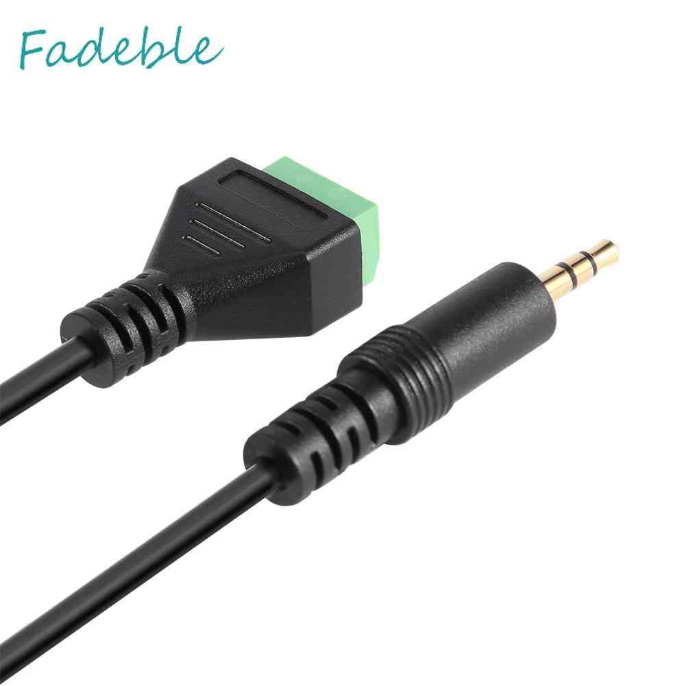 Cáp KếT NốI Video 3.5mm ĐầU CắM Sang ĐầU CắM AV 30cm