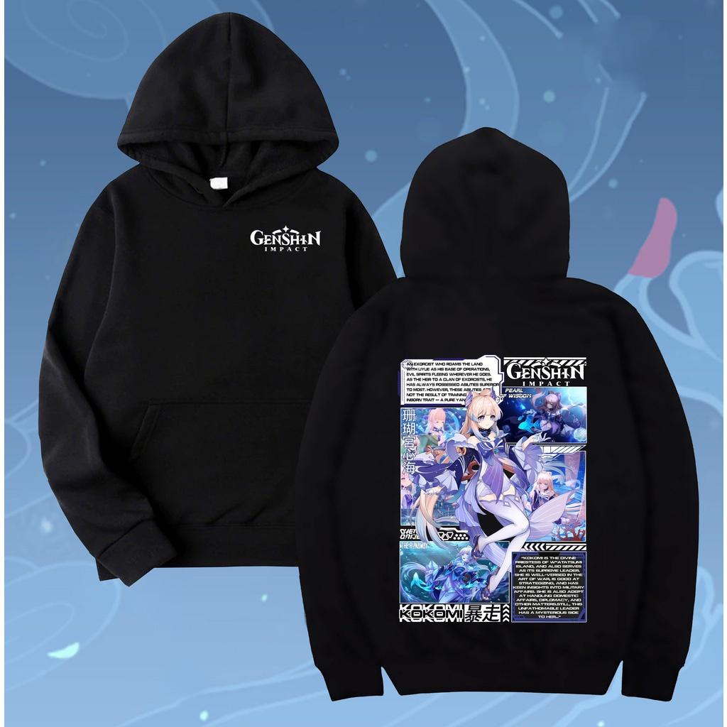 SALE- Áo Hoodie in hình Genshin Impact game chibi độc đẹp giá rẻ