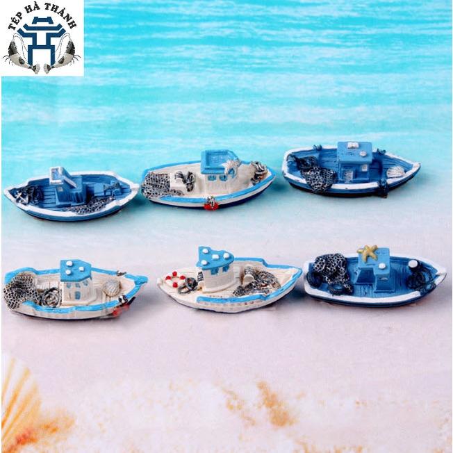 Phụ Kiện Trang Trí Tiểu Cảnh Hình Thuyền